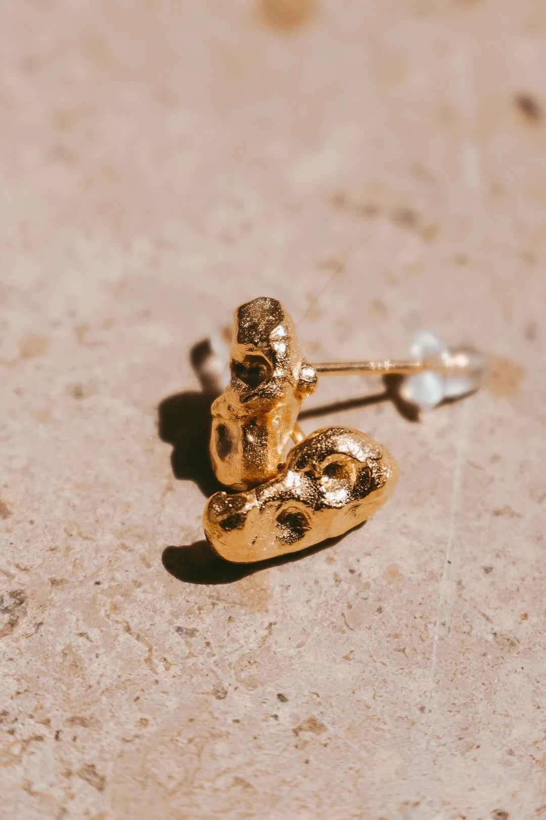Bronz Taş Küpe
