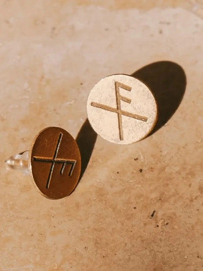 İyi Şans Rune Küpe