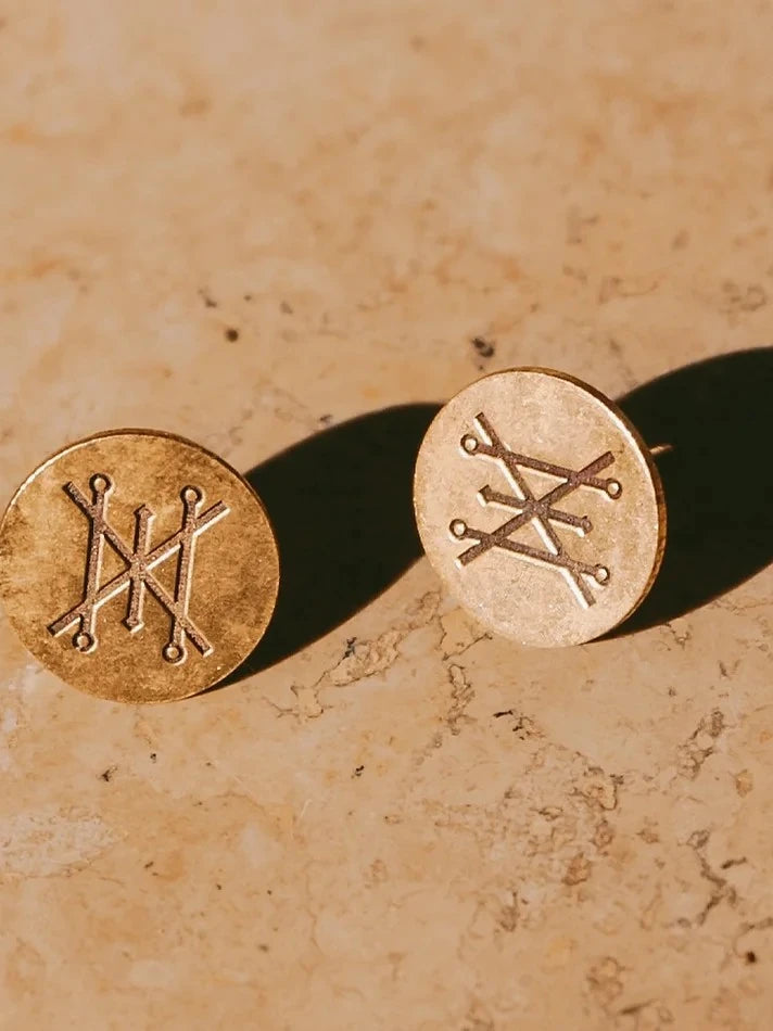 Aşk-Denge-Feminen Rune Küpe