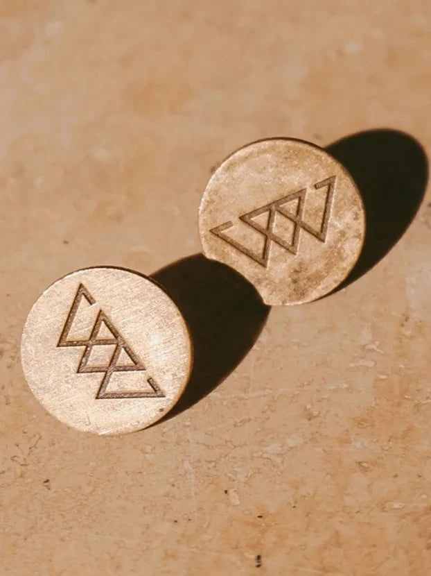 Geçmiş-An-Gelecek Rune Küpe